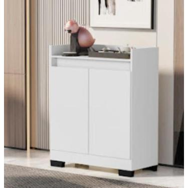 Imagem de Aparador Buffet Balcão Real 2 Portas escritório cozinha sala cantinho 