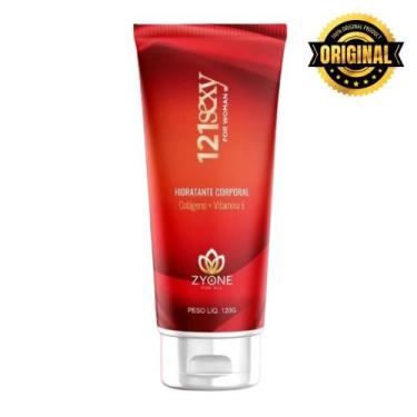Imagem de 121 Sexy Zyone Cosméticos Creme Hidratante Feminino 120g Fragrância Im