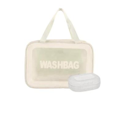 Imagem de Kit de Washbag Necessaire Grande com Saboneteira para Viagem - Mormino