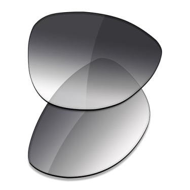 Imagem de SAUCER Lentes de reposição premium e protetores de nariz para óculos de sol Oakley Pasque OO9222 High Defense - Cinza Gradiente Tint