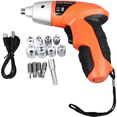 Imagem de Parafusadeira Elétrica S- Fio 45 Peças C- Mala Portátil Bate