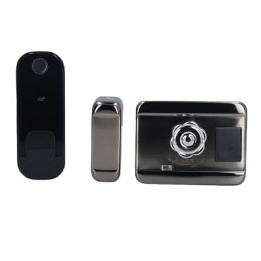 Imagem de RiToEasysports Fechadura de Porta Wifi Fechadura de Impressão Digital Inteligente Com Controle de APP Entrada Sem Chave de Aço Inoxidável para Home Office Hotel 50 Impressões Digitais 100 Cartões IC