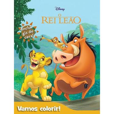 Imagem de Livro - Disney - Vamos colorir - O Rei Leão