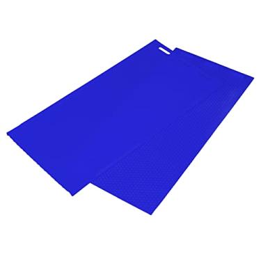 Imagem de Generic Gravador de Imprensa de Cera de Abelha, Molde Reutilizável de Folha de Cera de Abelha, 2 Peças, Padrão Elevado 5.4mm para Manutenção de (Azul escuro)