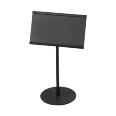 Imagem de harayaa Etiquetas para Sinalização de Alimentos, Porta-Cartões de Visita, Centros de Mesa, Elegante Porta-Placas de Mesa, Porta-Crachás para Balcão, Preto