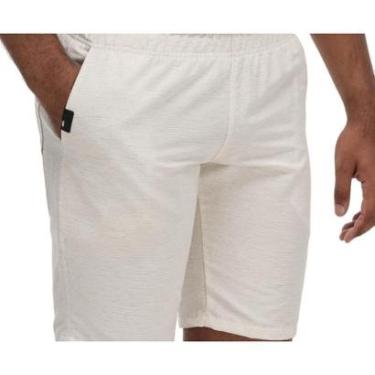Imagem de Bermuda Sarja Masculina Ogochi Trad Casual Color Palha 4015-Masculino