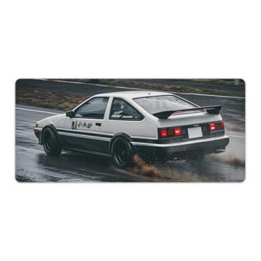 Imagem de HouLaiZhe AE86 Drift Sports Car JDM Gaming Mouse Pads JDM Car Desk Pads Grandes Mousepads para Desktop Keyboard Computer Mat40x90cm