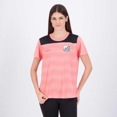 Imagem de Camisa Santos Fulgor Feminina Rosa - Braziline, G