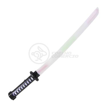 Imagem de Sabre Ninja Brinquedo Som E Led Luz - Preto