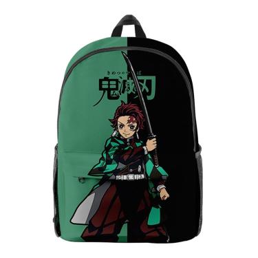 Imagem de Mochila escolar Demons Slayers Kamado Tanjirou Anime