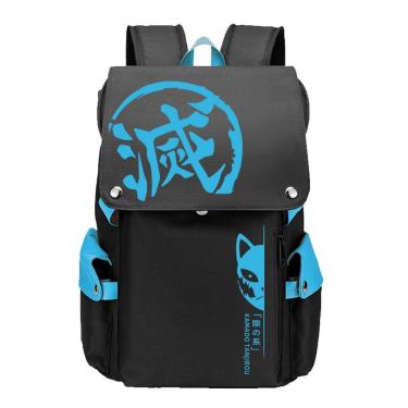 Imagem de Mochila escolar Kamados Tanjirous Cartoon Kids Nylon 0,7 kg