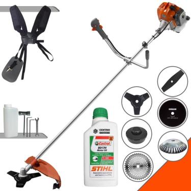 Imagem de Máquina de Cortar Grama Multifuncional Tekna RL430ACNTK À Gasolina 43cc 1,7HP de Potência 9.000rpm 2T Roçadeira Completa 6 Em 1 + ÓLEO STIHL 8017