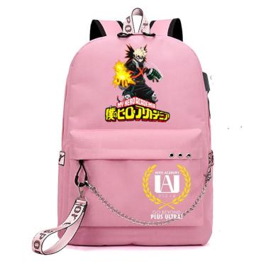 Imagem de Mochila escolar Mys Heros Academia Anime Oxford 32x15x45cm