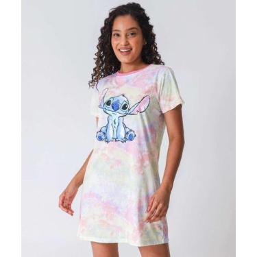 Imagem de Camisola Estampa Stitch Manga Curta Off White-67043 - Disney, Off whit