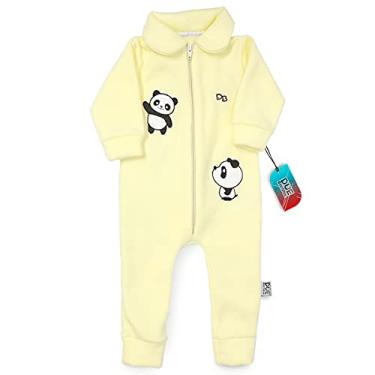 Imagem de Macacão Bebê Plush Longo Panda com Zíper