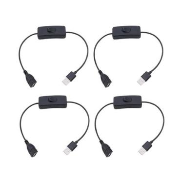 Imagem de Cabo USB Com Interruptor Liga/Desliga E Extensão Para Fita De LED, Fer