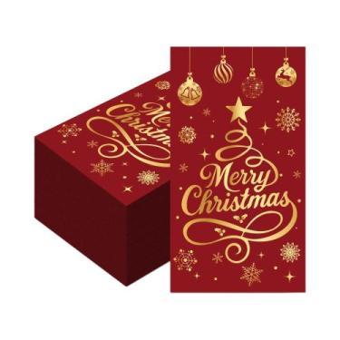 Imagem de Guardanapos De Natal Descartáveis 20 40 60pcs Papel Para Jantar Servie