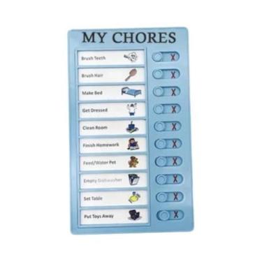 Imagem de Cartão De Autodisciplina Ferramenta Mágica Lista De Tarefas Plástica P