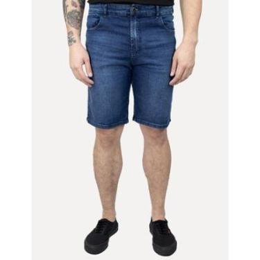 Imagem de Bermuda John John Jeans Masculina Regular Moscou Azul Médio-Masculino