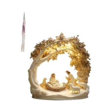 Imagem de Estátua Da Família Jesus Árvore Da Vida Em Acrílico Placa Plana 2025 D