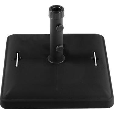 Imagem de Base ombrellone quadrada com rodas 37kg preto - Bel Lazer