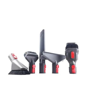 Imagem de Cabeça de bocal de sucção plana aspirador de pó escova de colchão cabeça escova redonda peças de escova macia, compatível com Dyson V7 V8 V10 V11 V12 V15(G)