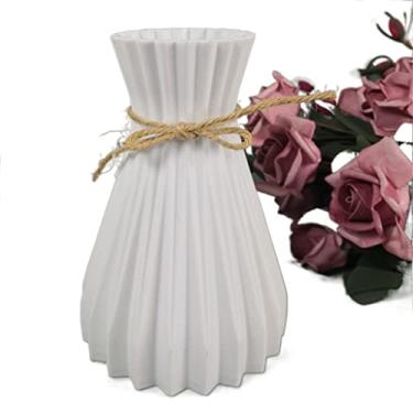 Imagem de Vasos Europeus Anticerâmicos Vaso de Flores Decorações de Quartos Ornamentos Inquebráveis Cesta Arranjo de Flores (Cor: E, Tamanho: Como mostrado) (E conforme mostrado)