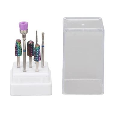 Imagem de Cryfokt Brocas para Unhas de Aço Inoxidável Eficiente, Remoção Rápida para Kit de Cabeças de Manicure Em Gel para Modelagem, Corte, Polimento e Remoção de Esmalte Duro para Manicures Experientes 7 Peças