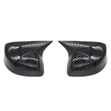 Imagem de Capas de asa para Civic 2012 2013 2014 2015 capa de espelho lateral retrovisor de carro tampa de asa capa de porta exterior adesivo de moldura de acabamento externo tampa traseira (sem carbono leve)