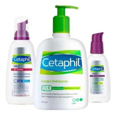 Imagem de Cetaphil Kit – Hidratante Pro AD + Espuma Hidratante + Loção Hidratante Kit-Unissex