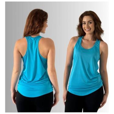 Imagem de Kit 2 Camisetas Regatas Femininas Moda Fitness Dry Fit - LABELA FITNES