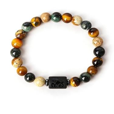 Imagem de Pulseiras do zodíaco para adultos, série 12 constelações, pulseira de corrente ajustável com signos do zodíaco, presente personalizado para homens e mulheres, One Size, Pedra, Sem Pedra Preciosa
