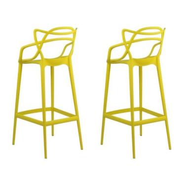 Imagem de Kit 2 Banquetas Aviv Allegra Solna Fratini 109 cm (altura) Polipropile