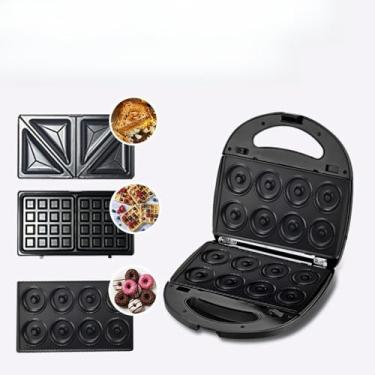 Imagem de Máquina Donuts Wafler Rosquinha Sanduicheira 3 Em 1 110V