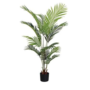 Imagem de SLGGPJBU Plantas falsas planta artificial planta falsa árvore artificial em vaso de berçário de plástico para escritório sala de estar decoração de casa árvore falsa plantas artificiais interior ao ar