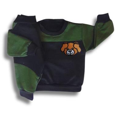 Imagem de Conjunto Moletom Infantil Roupa de Frio infantil Bebê Moletom Grosso A