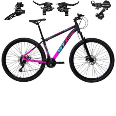 Imagem de Bicicleta Mtb Aro 29 Gti Roma 21v Indexado Freio Mecânico Cambios Trocadores Shimano-Unissex