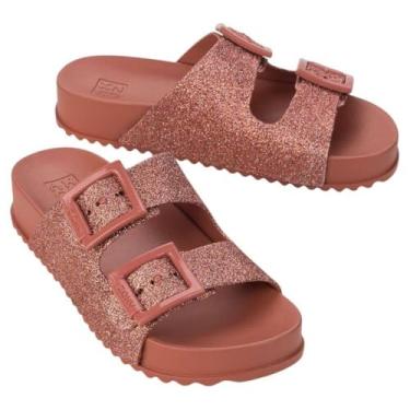 Imagem de Zaxy Tamanco Feminino Slide New Partner Glitter