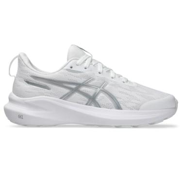 Imagem de ASICS Tênis de corrida infantil GT-1000 14 GS, Branco/cinza Piedmont, 17