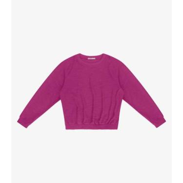 Imagem de Moletom Feminino Malhão Plus Size Secret Glam Roxo, Plus G4, Roxo