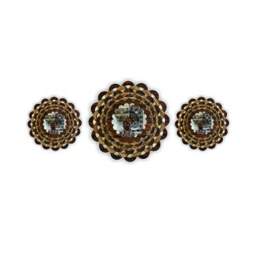 Imagem de Kit 3 Peças Mandala Decorativa Ambiente Sala Quarto