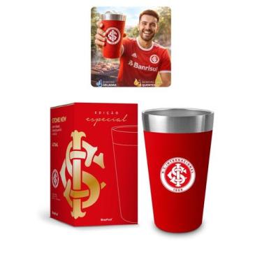 Imagem de Copo Térmico Stone Inox 473Ml Oficial Cerveja Internacional - Visujoia