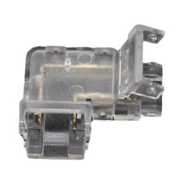 Imagem de Conector Mini Em L Para Fita LED COB 2 Pinos 8mm Sem Solda 5pçs 10pçs 