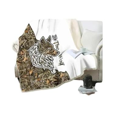 Imagem de Cobertor De Pelúcia Estampado De Javali Para Adolescentes E Adultos, M