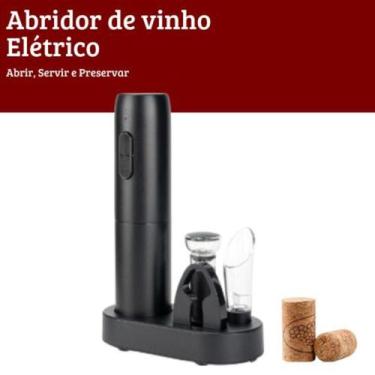 Imagem de Abridor de Vinho Elétrico Automático com Carregamento USB - Abridor Vi
