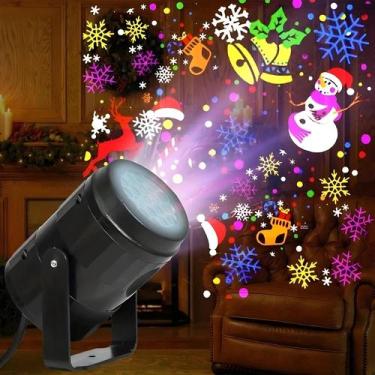 Imagem de Lâmpada De Projeção De Natal Com Conexão USB, Luzes Decorativas Para S