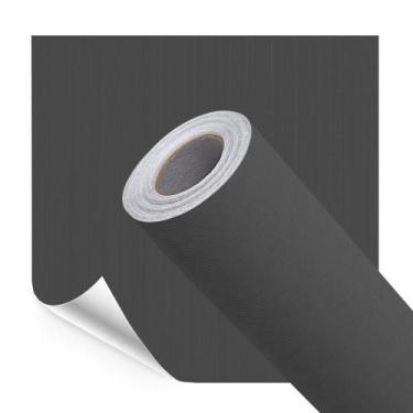 Imagem de Papel de Parede Adesivo Vinilico Premium Touch Textura Linhas Cinza 50