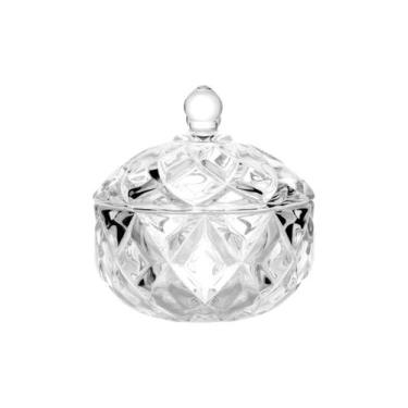 Imagem de Potiche De Cristal Com Tampa Lyor Diamond 10,5x11,5cm LuxoM X 11,5CM -