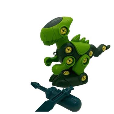 Imagem de Dinossauro Dino monta e desmonta com rodinhas nos pés - Pop Brinquedo