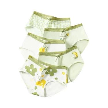 Imagem de Calcinhas De Algodão Para Meninas Jovens 5 Peças Com Estampa Fofa, Cin
